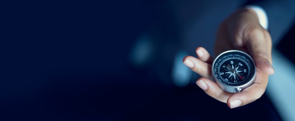 Business,navigate,recovery,,abstract,,the,compass,navigate,for,businessmen,to