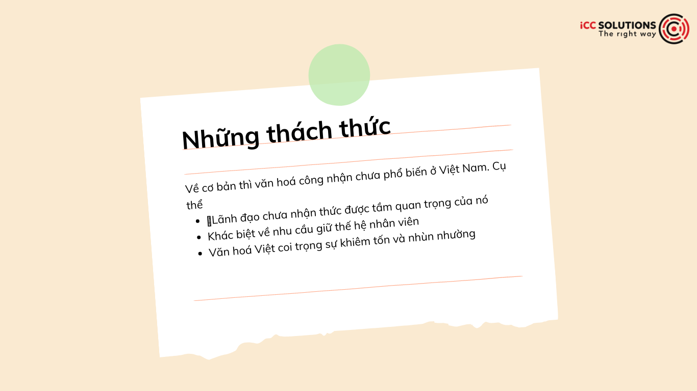 Văn hoá công nhận và tầm quan trọng của văn hoá công nhận ở các doanh nghiệp.