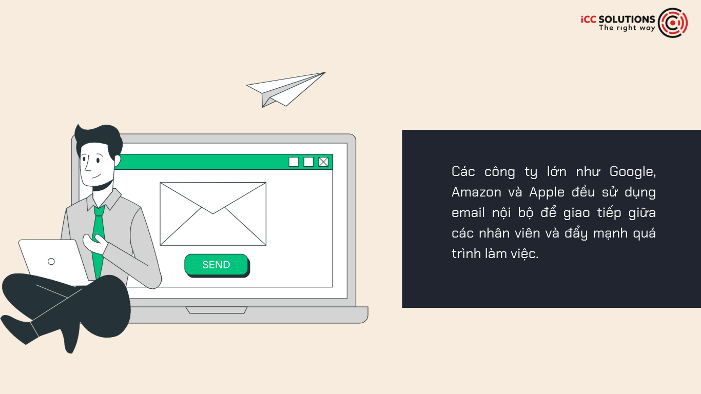 Email nội bộ được các công ty sử dụng thường xuyên